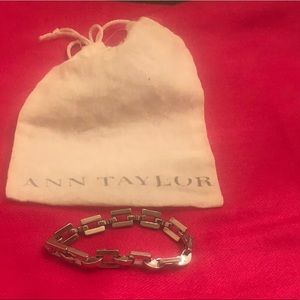 Ann Taylor silver link bracelet